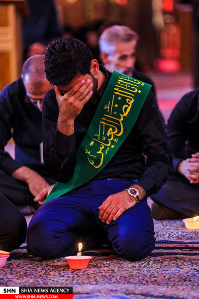 تصاویر برگزاری شب هفتم شهادت امام حسین(ع) در کربلا