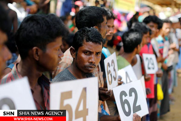 گرسنگی در کمپ آوارگان روهینگیا در بنگلادش + تصاویر