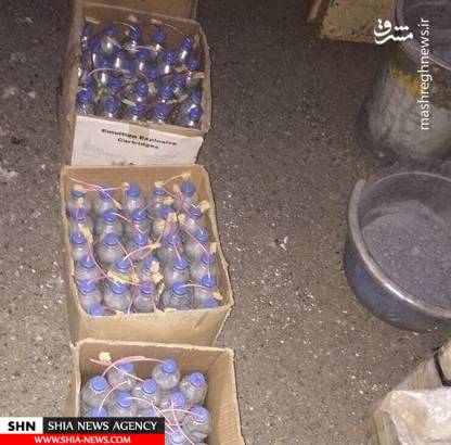 کشف کارگاه ساخت بمب در کرکوک+ تصویر