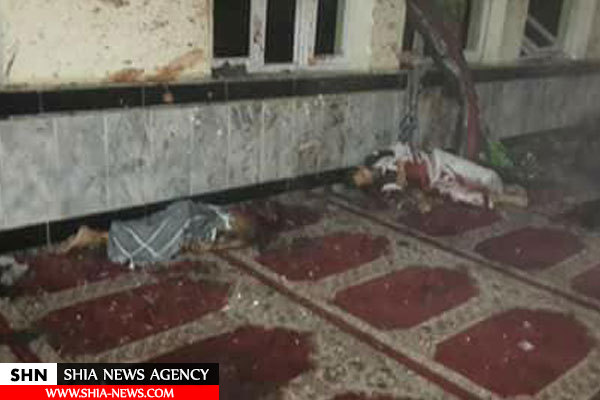 حمله انتحاری داعش بهن نمازگزاران مسجد امام زمان(عج) کابل