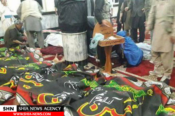 حمله انتحاری داعش بهن نمازگزاران مسجد امام زمان(عج) کابل