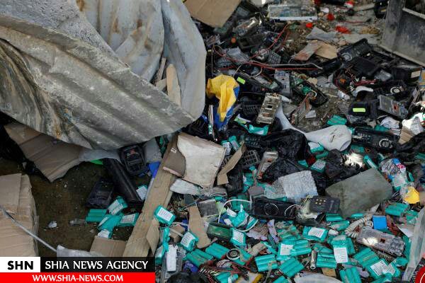 تصاویر یادگاری‌های سیاه داعش در رقه