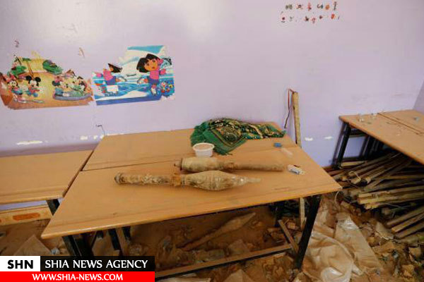 تصاویر یادگاری‌های سیاه داعش در رقه