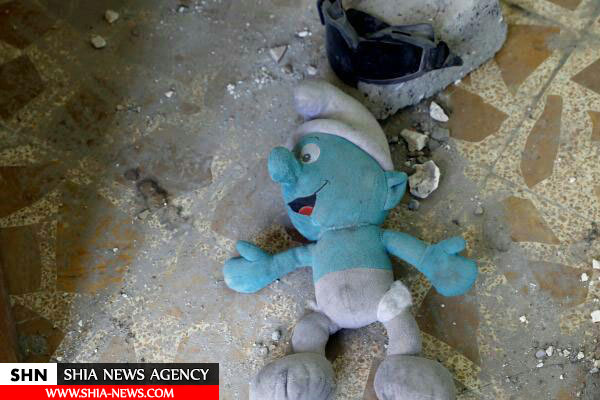 تصاویر یادگاری‌های سیاه داعش در رقه