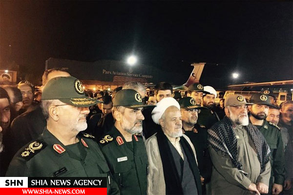 پیکر شهید حججی در میان استقبال مردم وارد تهران شد