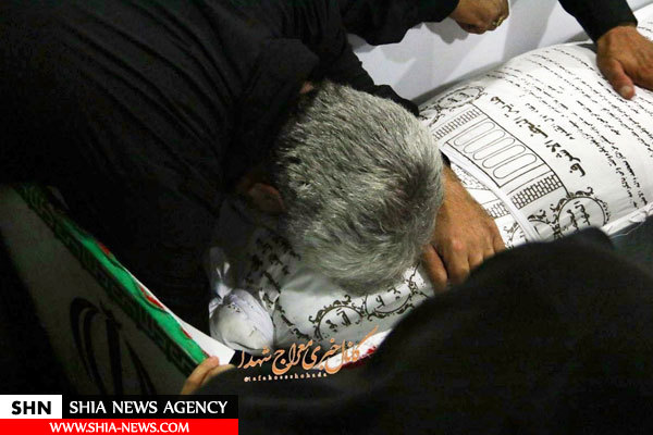 نخستین تصاویر از پیکر بی‌سر شهید حججی