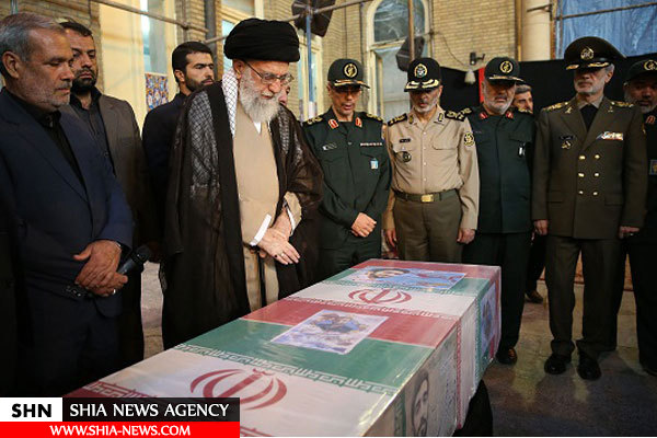 مراسم وداع با پیکر شهید حججی آغاز ‌شد+ تصاویر