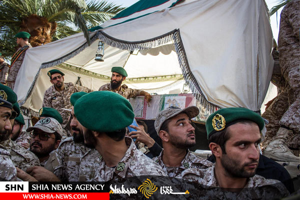 تشییع پیکر شهید محسن حججی در میدان امام حسین (ع) تهران