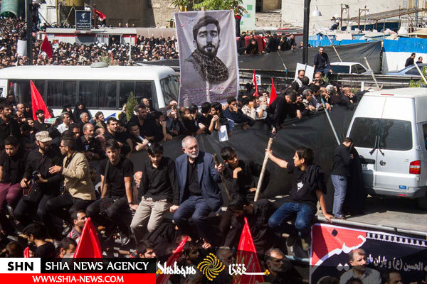 تشییع پیکر شهید محسن حججی در میدان امام حسین (ع) تهران