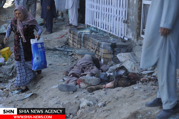 انفجار انتحاری در حسینیه شیعیان کابل+ تصاویر