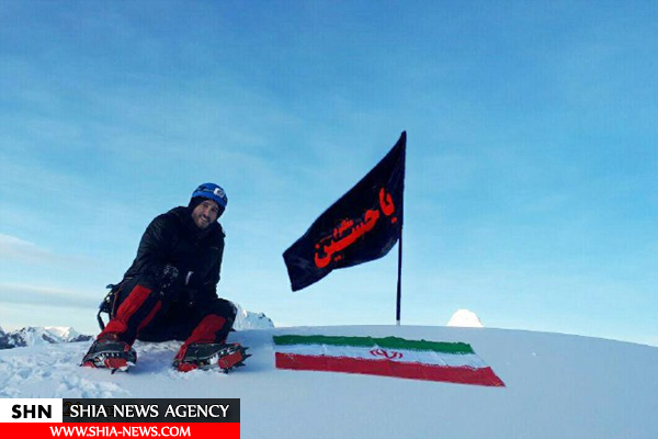 درخشش نام زیبای حسین(ع) بر فراز هیمالیا+ تصویر
