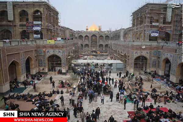 تصاویر اسکان زائران در صحن حضرت زهرا(ص) تصاویر اسکان زائران در صحن حضرت زهرا(ص)