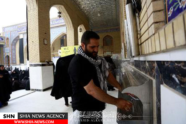 حضور میلیونی زائران اربعین در مسجد کوفه حضور میلیونی زائران اربعین در مسجد کوفه