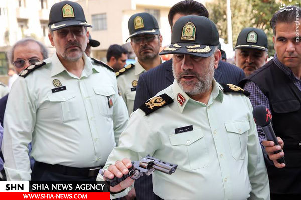 تصویر سلاح‌های کشف شده از اراذل‌ تهران