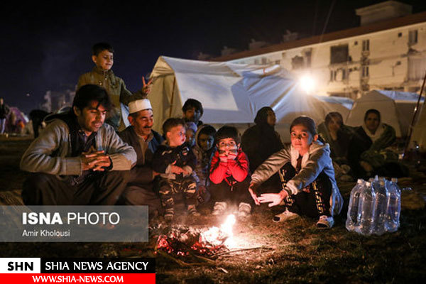 سرپل ذهاب دو شب پس از زلزله سرپل ذهاب دو شب پس از زلزله