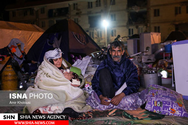 سرپل ذهاب دو شب پس از زلزله سرپل ذهاب دو شب پس از زلزله