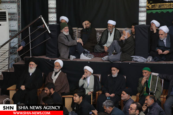تصاویر مراسم عزاداری ۲۸ صفر در بیوت مراجع و علما