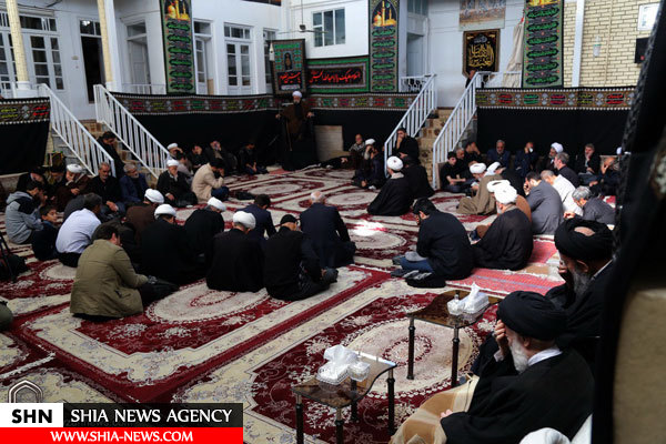 تصاویر مراسم عزاداری ۲۸ صفر در بیوت مراجع و علما