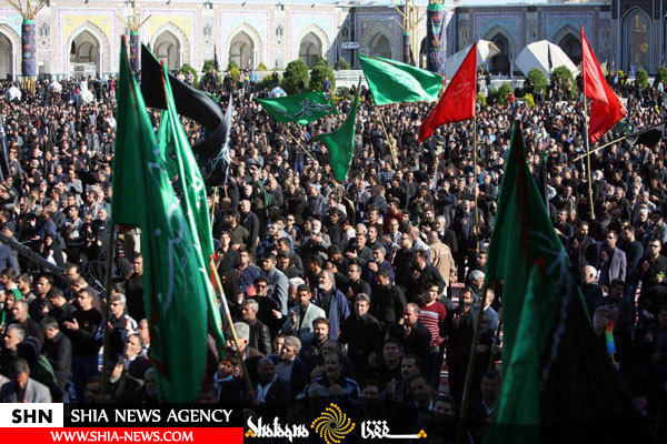 اجتماع عظیم عزادارن امام رضا(ع) با حضور هیئت های مذهبی از سراسر کشور