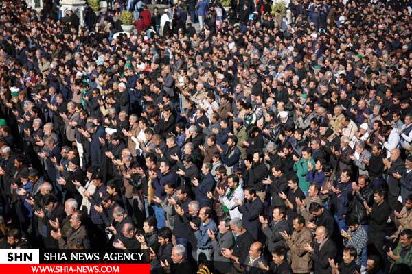 مشهد و حضور عزاداران در حرم مطهر امام رضا(ع)