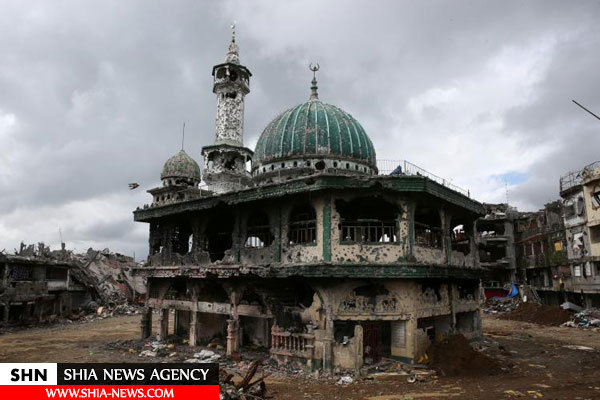 تصاویر بلایی که داعش بر سر مساجد فیلیپین آورد