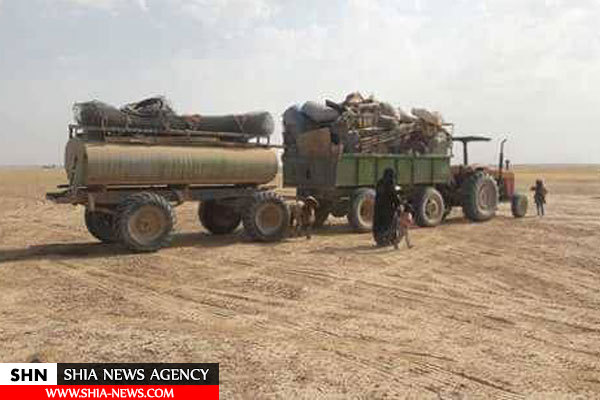 تصویر حشدالشعبی به داد مردم القائم رسید