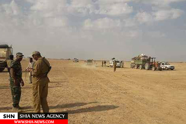 تصویر حشدالشعبی به داد مردم القائم رسید