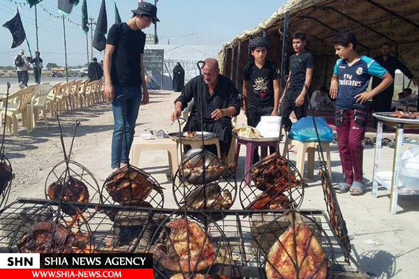 خدمات کریمانه مردم استان بصره به زائران اربعین+ تصاویر