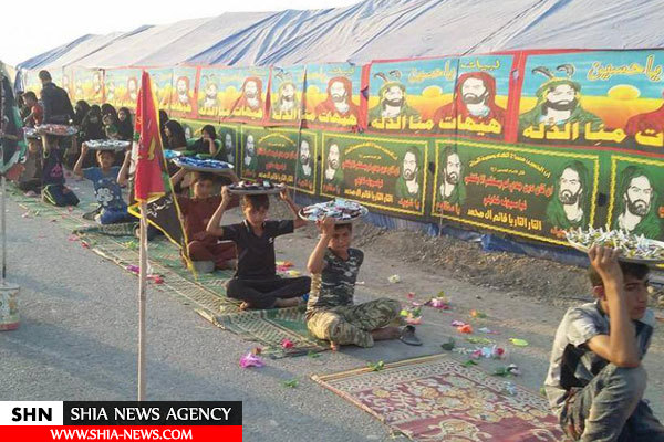 خدمات کریمانه مردم استان بصره به زائران اربعین+ تصاویر