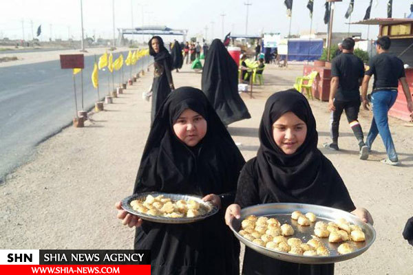 خدمات کریمانه مردم استان بصره به زائران اربعین+ تصاویر