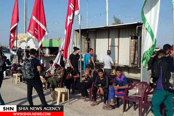 خدمات کریمانه مردم استان بصره به زائران اربعین+ تصاویر