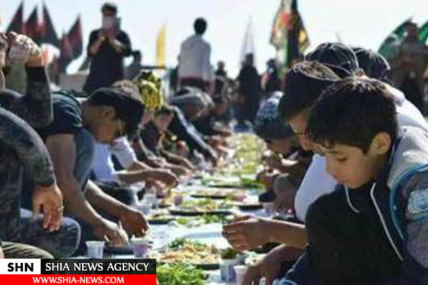 برپایی طولانی‌ترین سفره جهان در زیارت اربعین +تصاویر