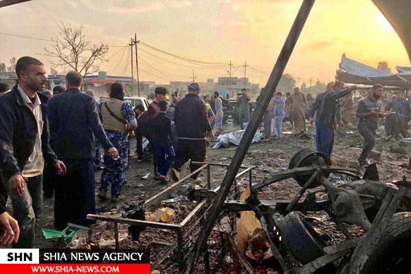 تصاویر انفجار تروریستی در منطقه شیعه نشین طوزخورماتو