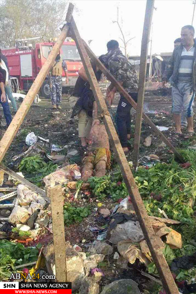 تصاویر انفجار تروریستی در منطقه شیعه نشین طوزخورماتو