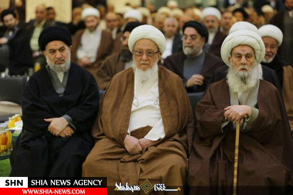 تصاویر مشارکت مراجع عظام تقلید در افتتاح دارالعلم نجف اشرف