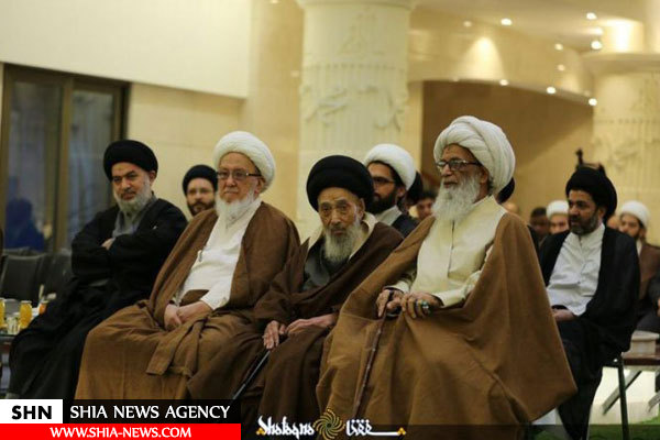 تصاویر مشارکت مراجع عظام تقلید در افتتاح دارالعلم نجف اشرف