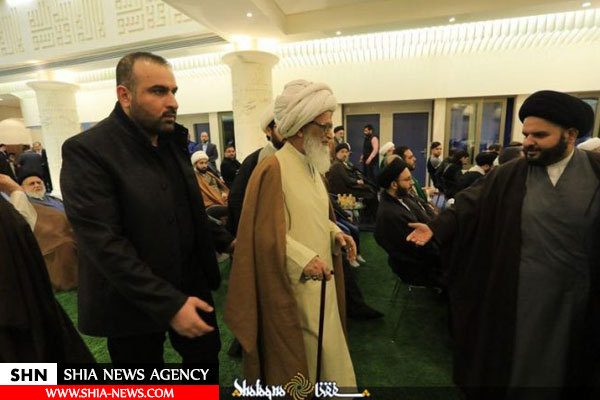 تصاویر افتتاح مدرسه دارالعلم آیت الله العظمی خویی در نجف اشرف