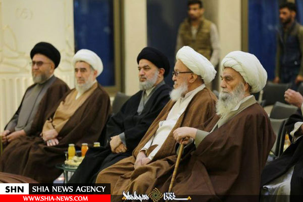 تصاویر افتتاح مدرسه دارالعلم آیت الله العظمی خویی در نجف اشرف