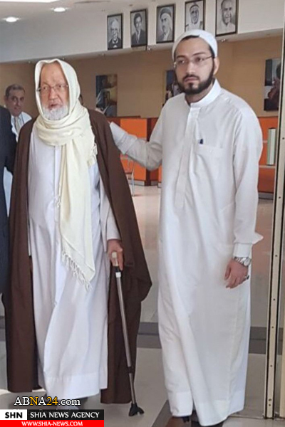 آیت الله عیسی قاسم پس از عمل جراحی به خانه بازگشت