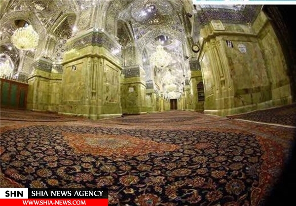 مفروش شدن حرم مطهر امامین کاظمین(ع) با 81 قطعه فرش‌ کاشان