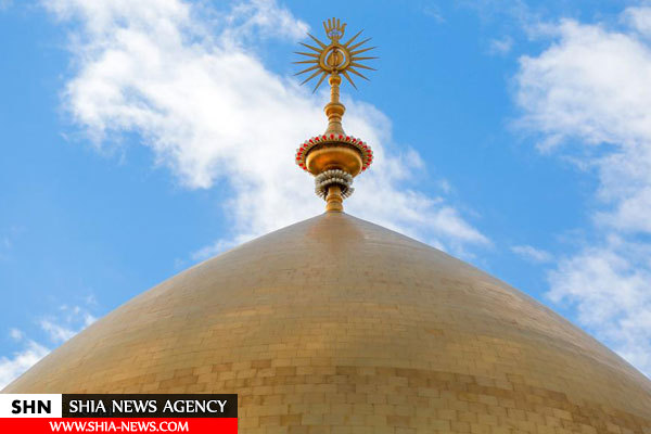 تصاویری از گنبد حرم امام علی(ع)