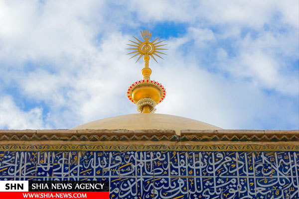 تصاویری از گنبد حرم امام علی(ع)