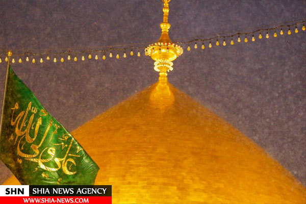 تصاویری از گنبد حرم امام علی(ع)