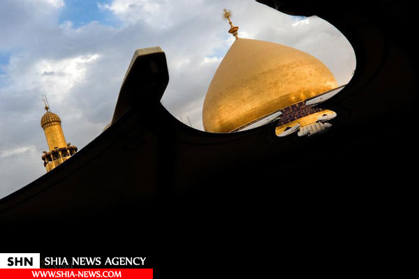 تصاویری از گنبد حرم امام علی(ع)