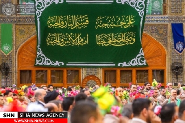 حضور ميليونی زائران در نجف به مناسبت میلاد مولود کعبه