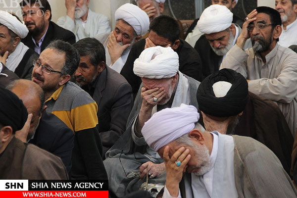 مراسم عزاداری وفات حضرت زینب(س) در بیوت مراجع