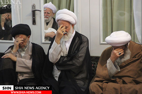مراسم عزاداری وفات حضرت زینب(س) در بیوت مراجع