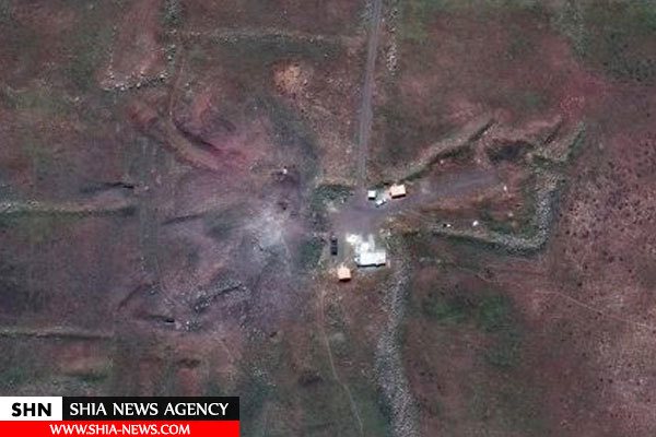 تصاویر ماهواره‌ای از قبل و بعد از بمباران سایت‌های سوریه