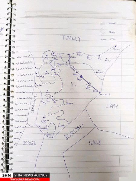 جزئیاتی از آموزش‌های داعش در دفترچه یادداشت یک داعشی+ تصاویر