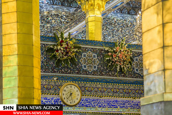 گل آرایی حرم مطهر حضرت عباس(ع) در آستانه اعیاد شعبانیه